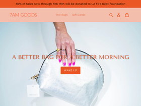 7amgoods.com homepage screenshot