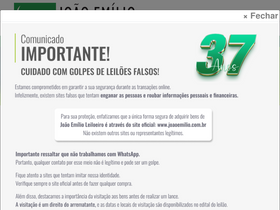 'joaoemilio.com.br' screenshot