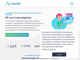 'bluelab.com.br' screenshot