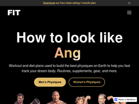 'fitnessreaper.com' screenshot
