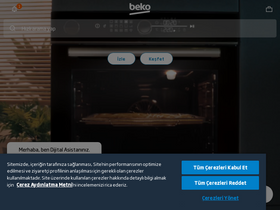 'beko.com.tr' screenshot