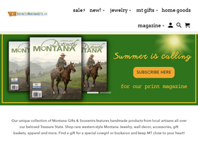 Distinctly Montana Gifts website screenshot
