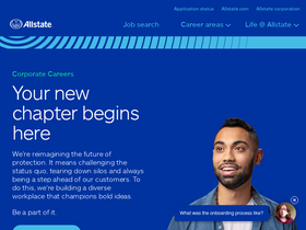 'allstate.jobs' screenshot