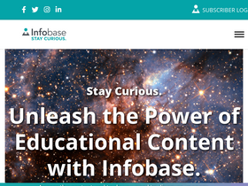 'infobase.com' screenshot