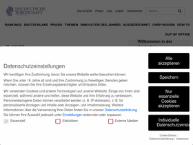 'die-deutsche-wirtschaft.de' screenshot