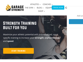 'garagestrength.com' screenshot