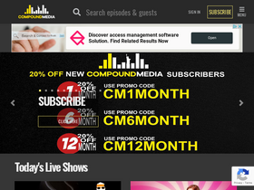 'compoundmedia.com' screenshot