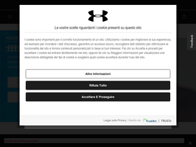 'underarmour.it' screenshot