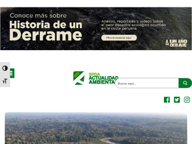 'actualidadambiental.pe' screenshot