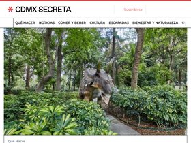 'cdmxsecreta.com' screenshot