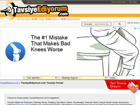 'tavsiyeediyorum.com' screenshot