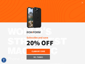 'rokform.com' screenshot