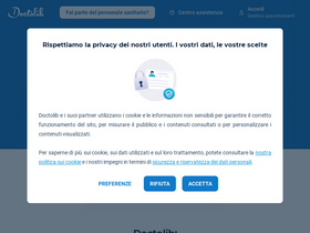 'doctolib.it' screenshot