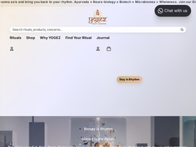 theyogez.com homepage screenshot