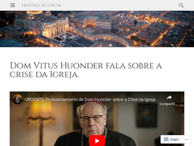 'fratresinunum.com' screenshot