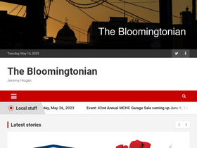 'bloomingtonian.com' screenshot