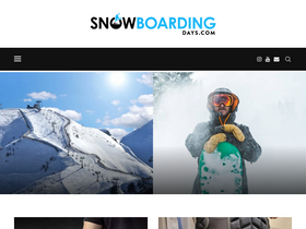 'snowboardingdays.com' screenshot