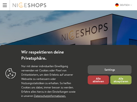 'niceshops.com' screenshot