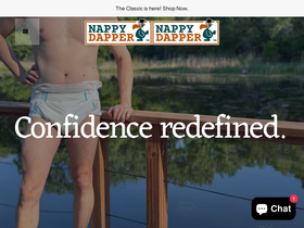 nappydapper.com homepage screenshot