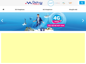 'dichvumobile.vn' screenshot