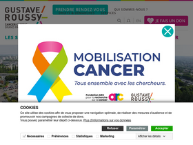 'gustaveroussy.fr' screenshot