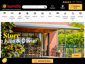'komilfo.fr' screenshot