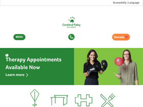 'cerebralpalsy.org.au' screenshot