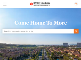 'irvinecompanyapartments.com' screenshot