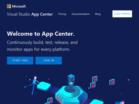 'appcenter.ms' screenshot
