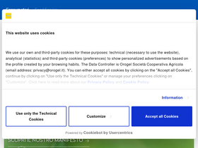 'orogel.it' screenshot