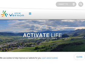 'vernon.ca' screenshot