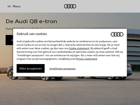 'audi.nl' screenshot