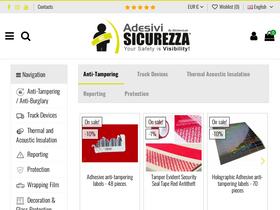 'adesivisicurezza.it' screenshot