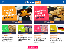 'finansportali.net' screenshot