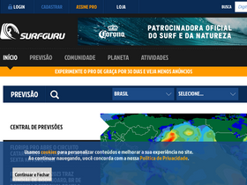 'surfguru.com.br' screenshot