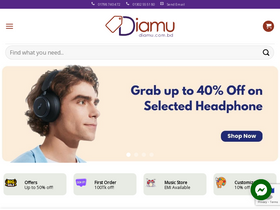 'diamu.com.bd' screenshot