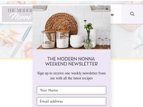 'themodernnonna.com' screenshot
