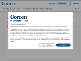 'corren.se' screenshot