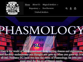 geminiartifacts.com homepage screenshot