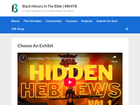 'blackhistoryinthebible.com' screenshot