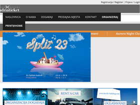 'adriaticket.com' screenshot