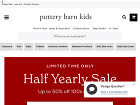 'potterybarnkids.com.au' screenshot