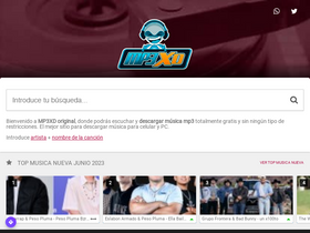 'mp3xd.com' screenshot