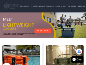 Cubix Outdoors homepage screenshot