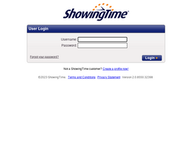 'showingti.me' screenshot