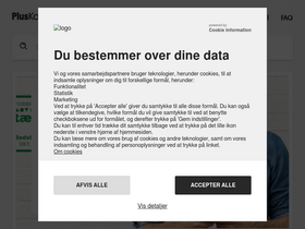 'pluskort.dk' screenshot