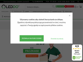 'leddo.pl' screenshot