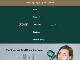 JOVS Official website screenshot