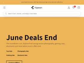 Hipeon homepage screenshot