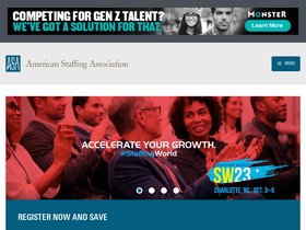 'americanstaffing.net' screenshot